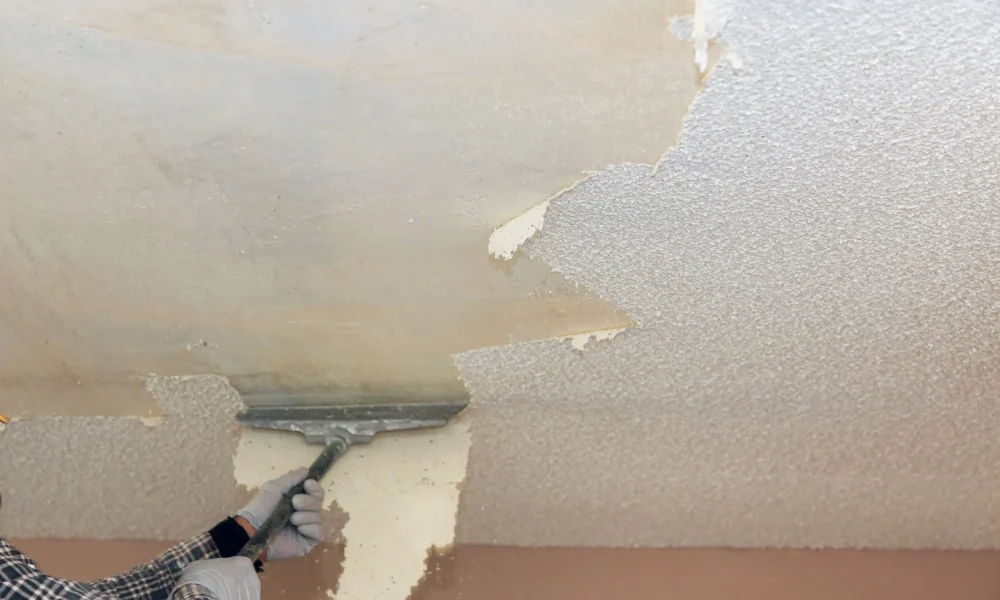 popcorn ceiling